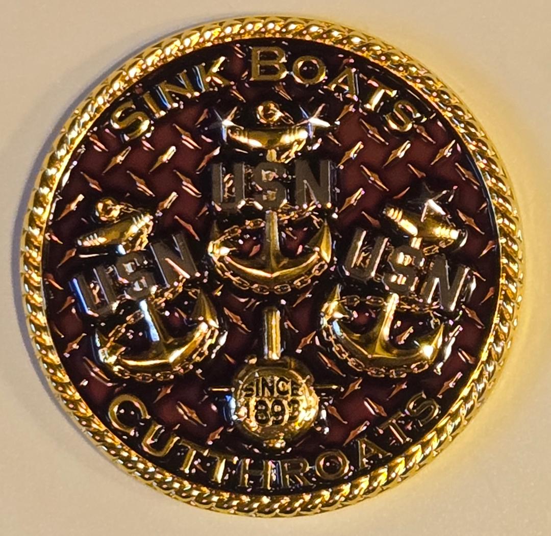 USS Idaho SSN 799 Chiefs Challenge Coin