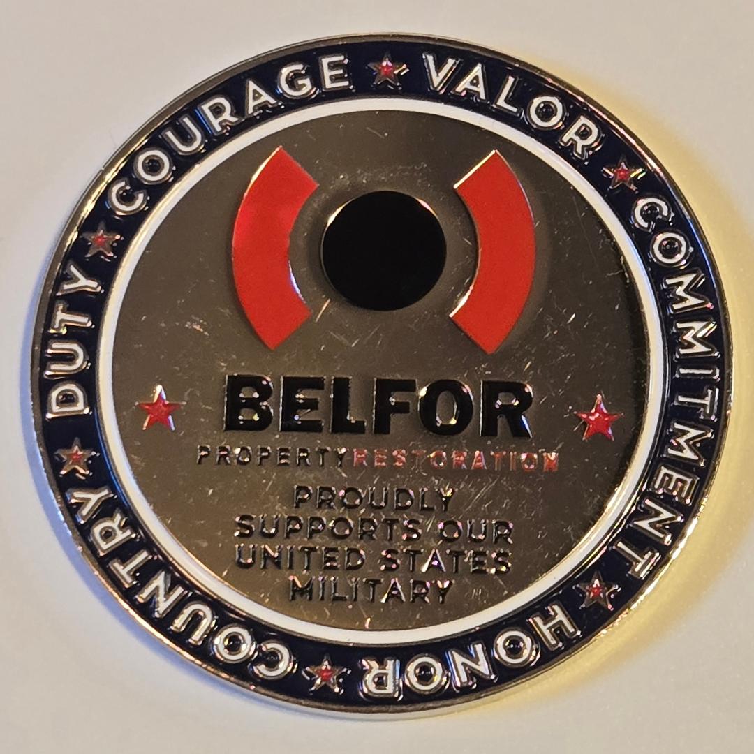 Detroit Red Wings/Belfor Property Restoration Challenge Coin