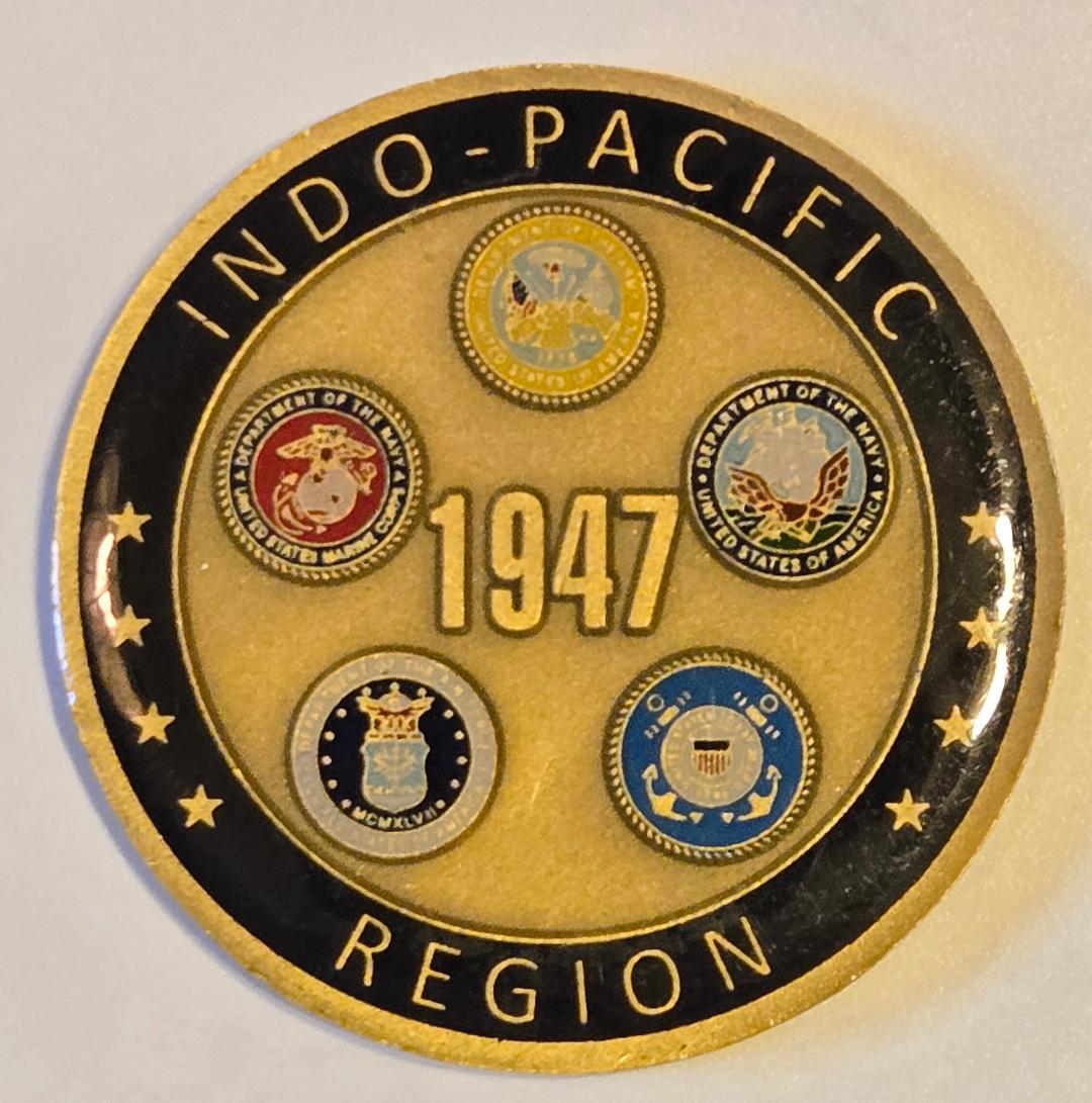 Indo Pacific Command Challenge Coin