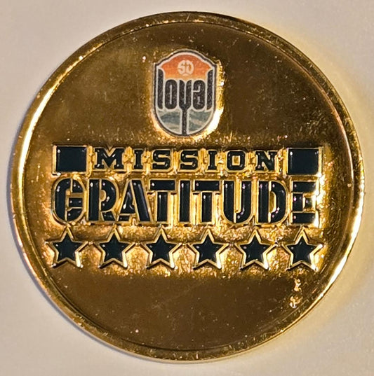 San Diego Loyal Soccer Team Challenge Coin