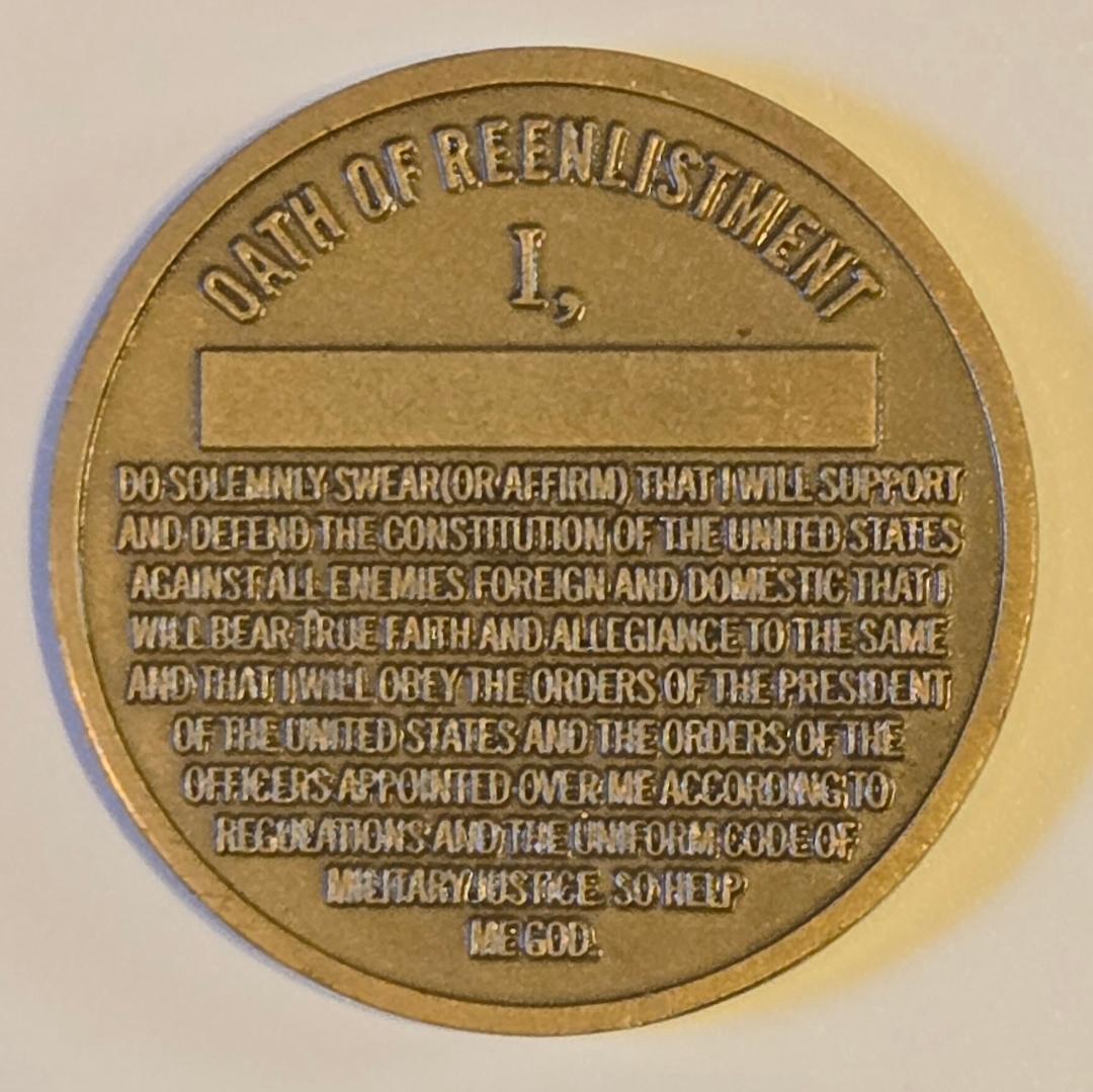 Naval Nuclear Power Training Unit (NNPTU) Charleston, SC/Re-Enlistment Challenge Coin