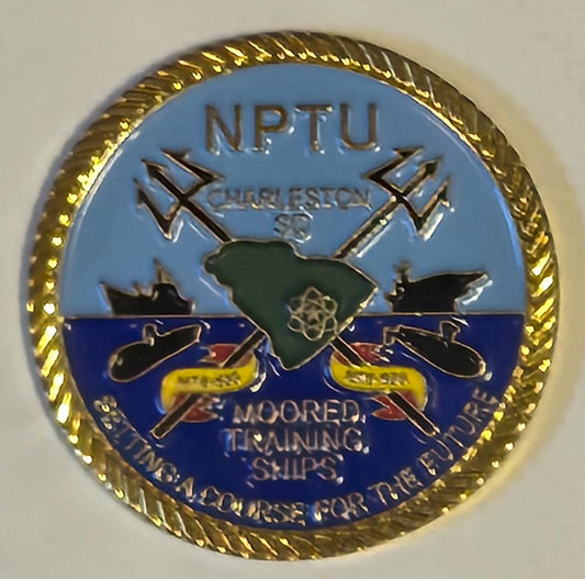 Moored Training Ship Daniel Webster SSBN 626 Challenge Coin