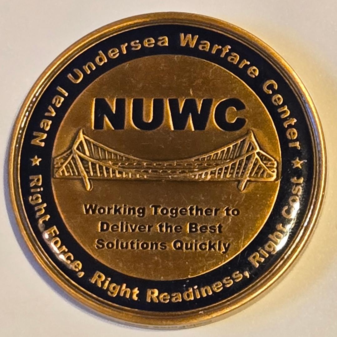 Naval Underwater Warfare Center (NUWC) Challenge Coin