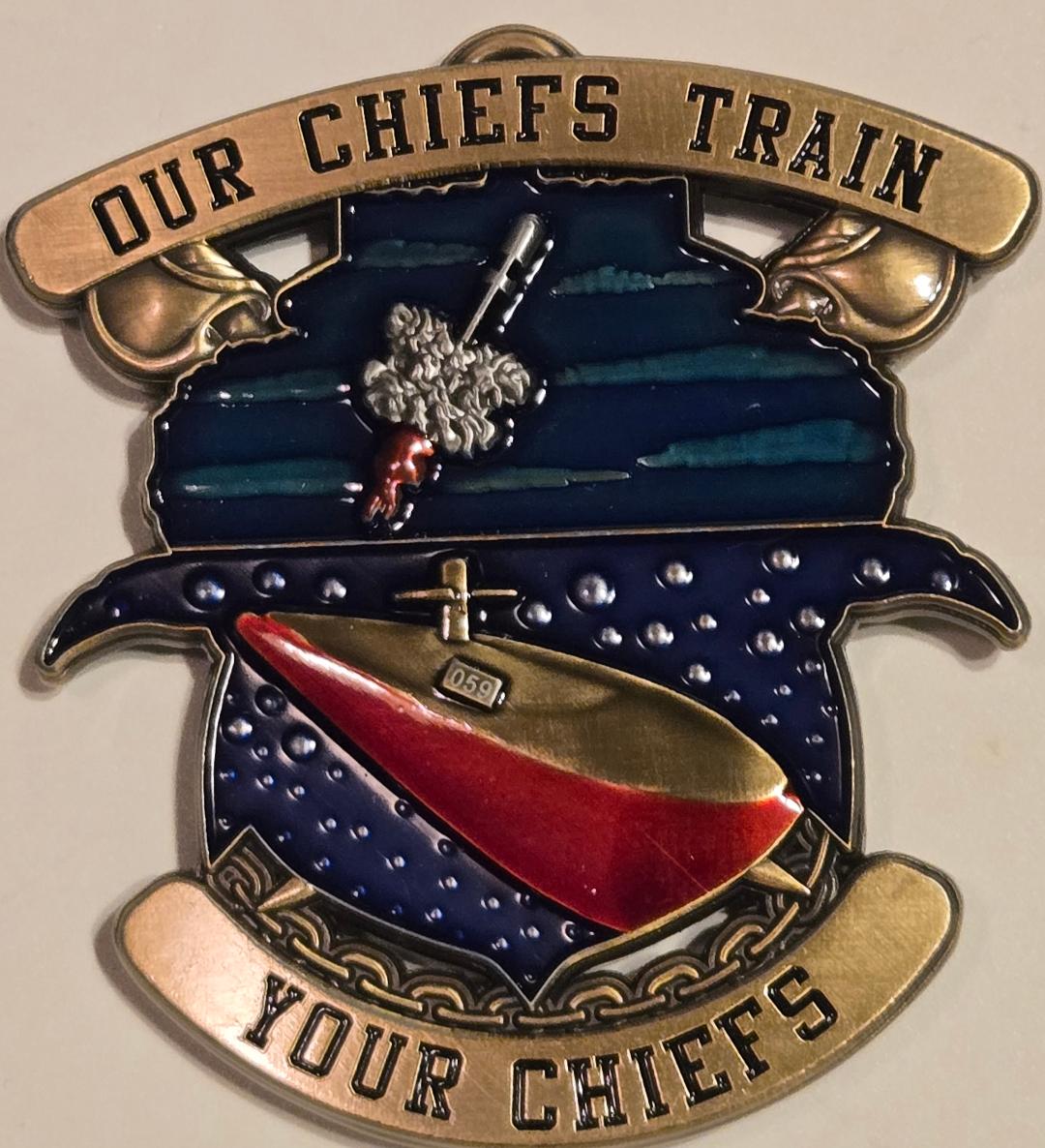 Trident Training Facility (TTF) Kings Bay Chief's Challenge Coin