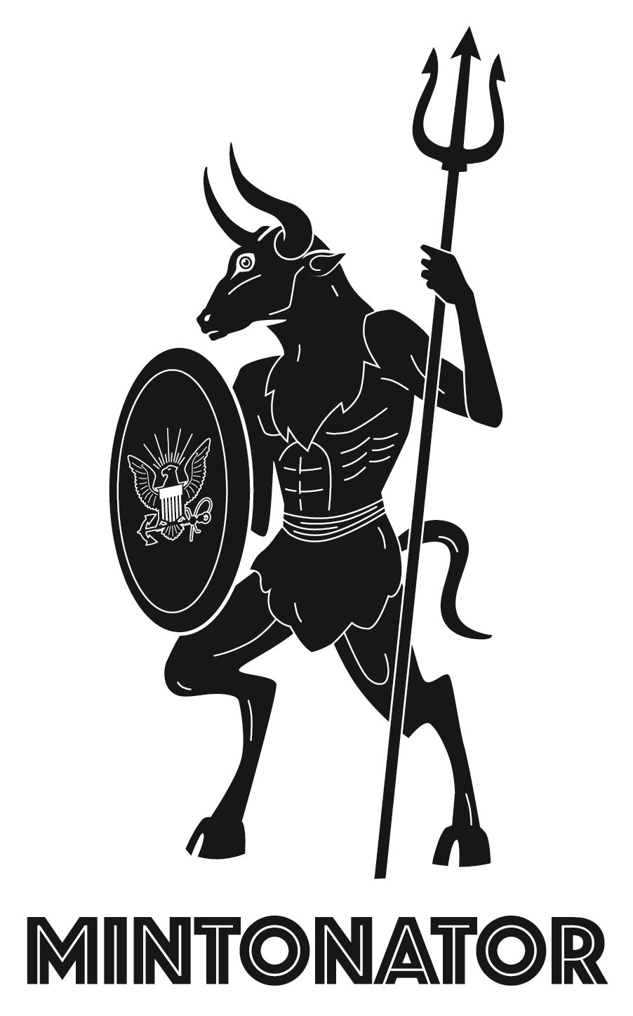 Mintonator - Minotaur Sticker