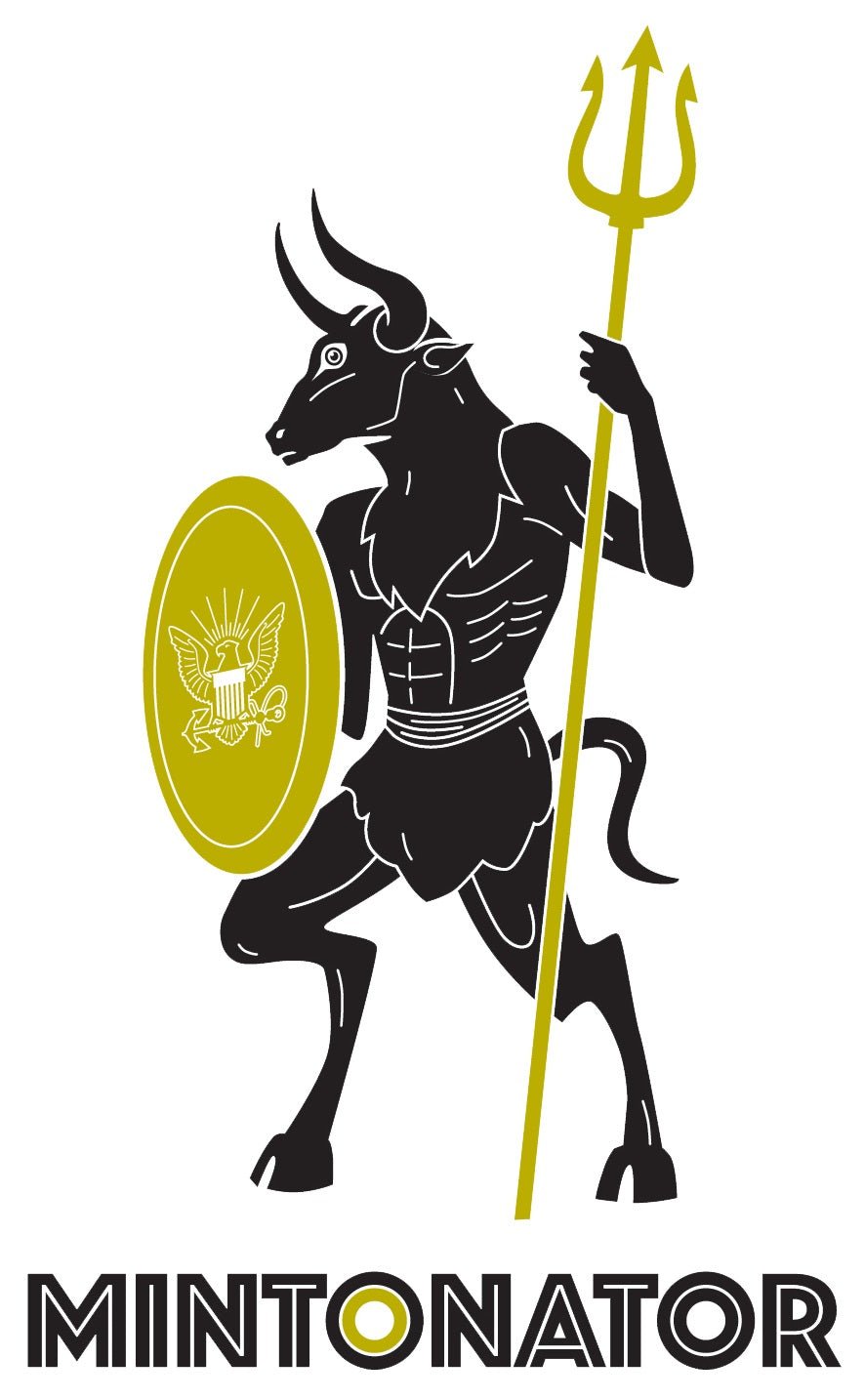 Mintonator - Minotaur Sticker