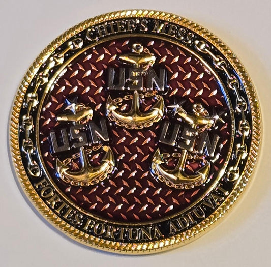 USS Florida SSBN 728 Chief's Challenge Coin