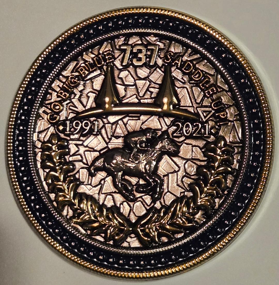 USS Kentucky SSBN 737 30th Anniversary Challenge Coin