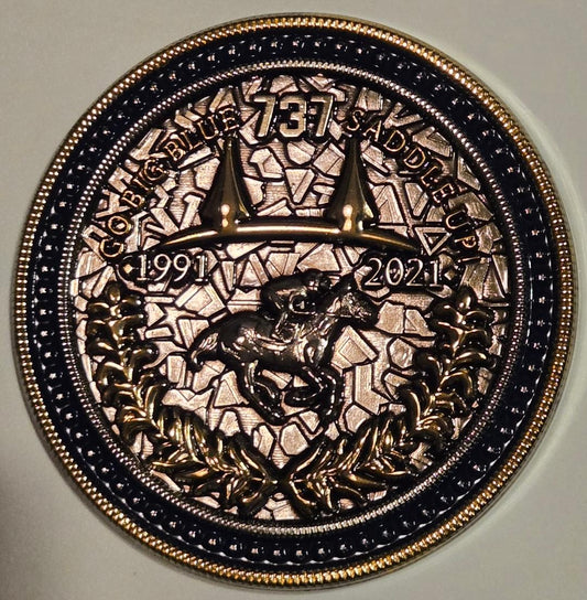 USS Kentucky SSBN 737 30th Anniversary Challenge Coin