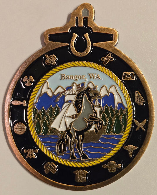 USS Kentucky SSBN 737 Ship's Round Challenge Coin