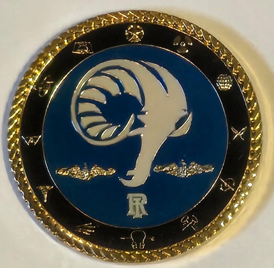 USS Rhode Island SSBN 740 Challenge Coin