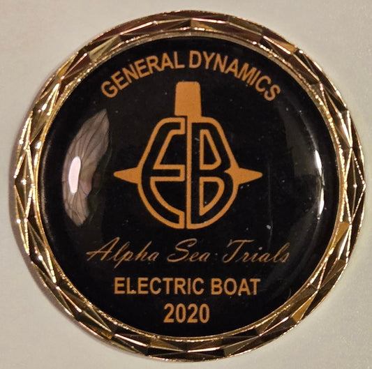USS Vermont SSN 792 'Alpha' Challenge Coin