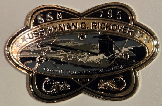 USS Rickover SSN 795 First Ship's Challenge Coin