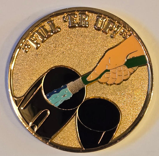 USS Rickover 'Initial Fill' Challenge Coin
