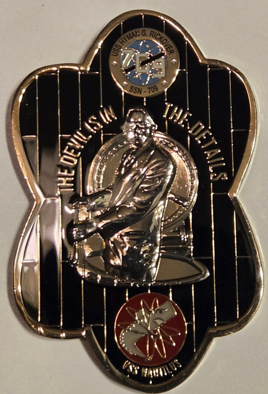USS Rickover SSN 795 First Ship's Challenge Coin