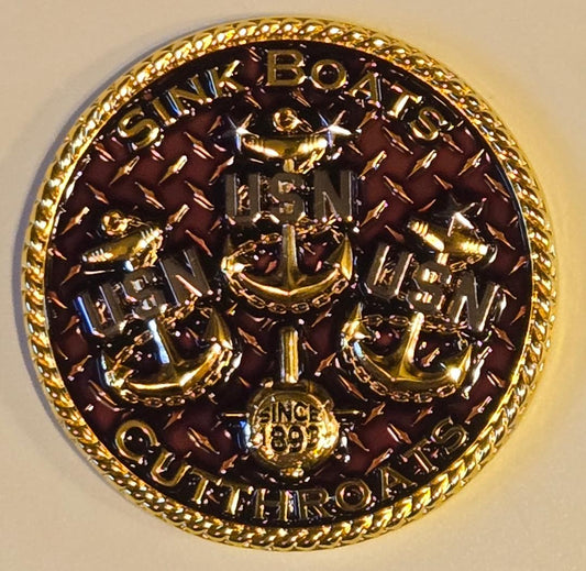 USS Idaho SSN 799 Chiefs Challenge Coin