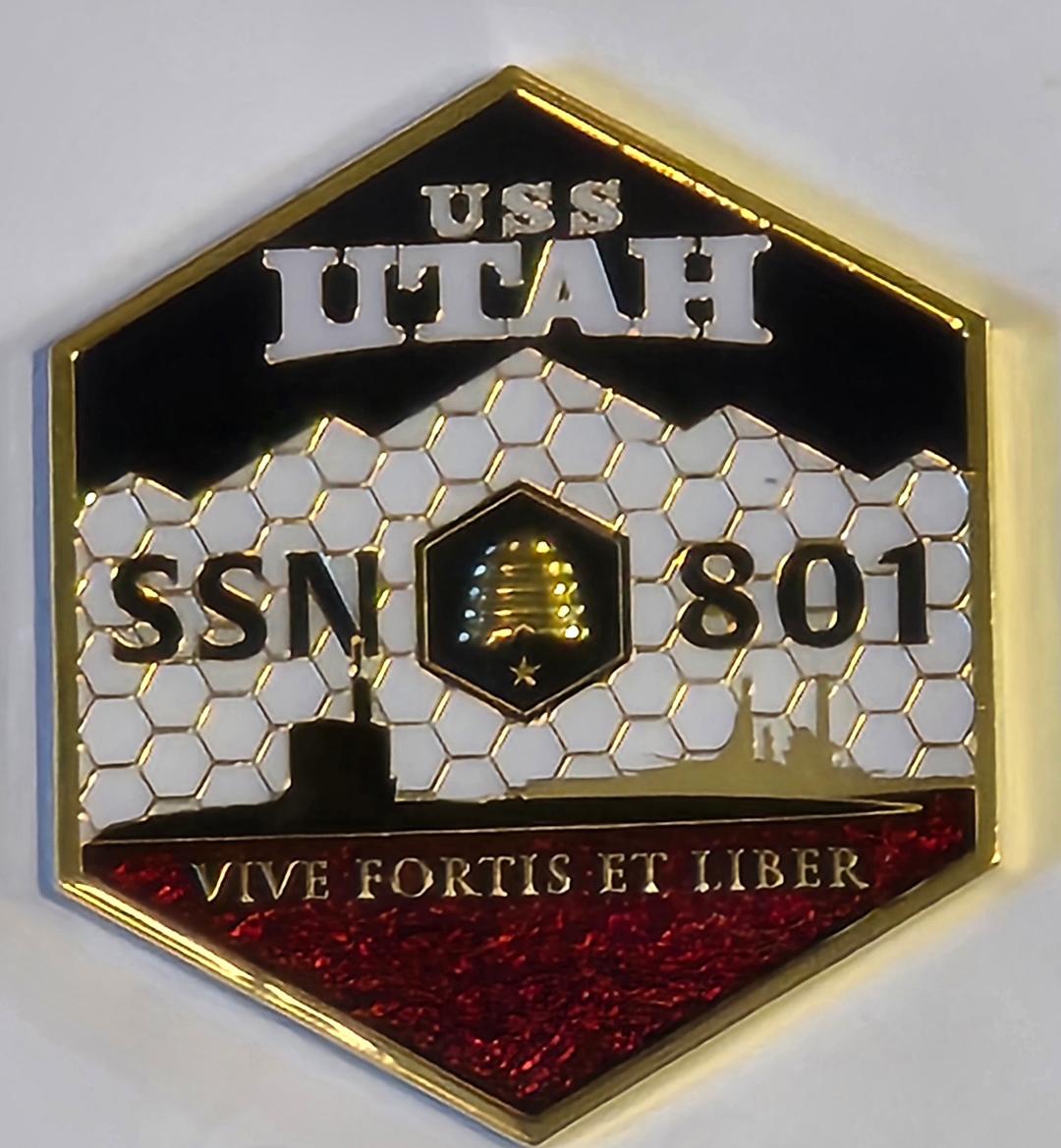 USS Utah Challenge Coin