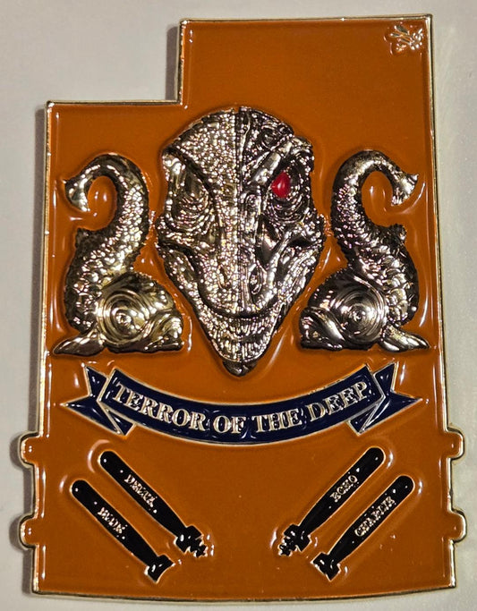 USS Utah SSN 801 Raptor Challenge Coin