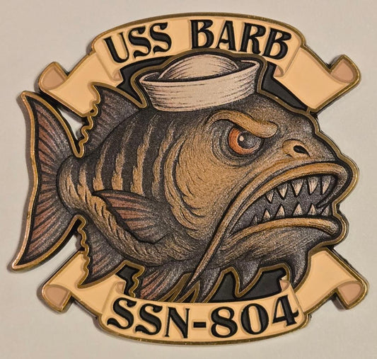 USS Barb SSN 804 Challenge Coin