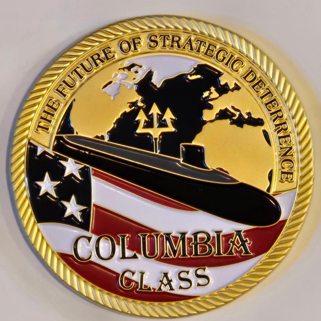Columbia Class Challenge Coin (Serialized)