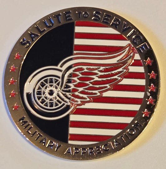 Detroit Red Wings/Belfor Property Restoration Challenge Coin