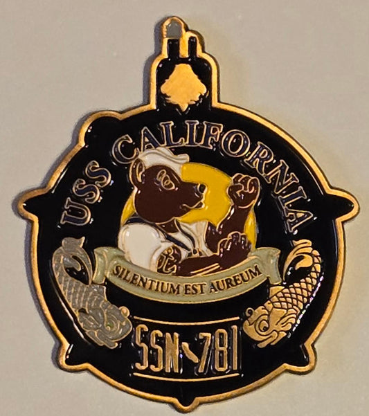 USS California SSN 781 Morton / Wahoo Challenge Coin