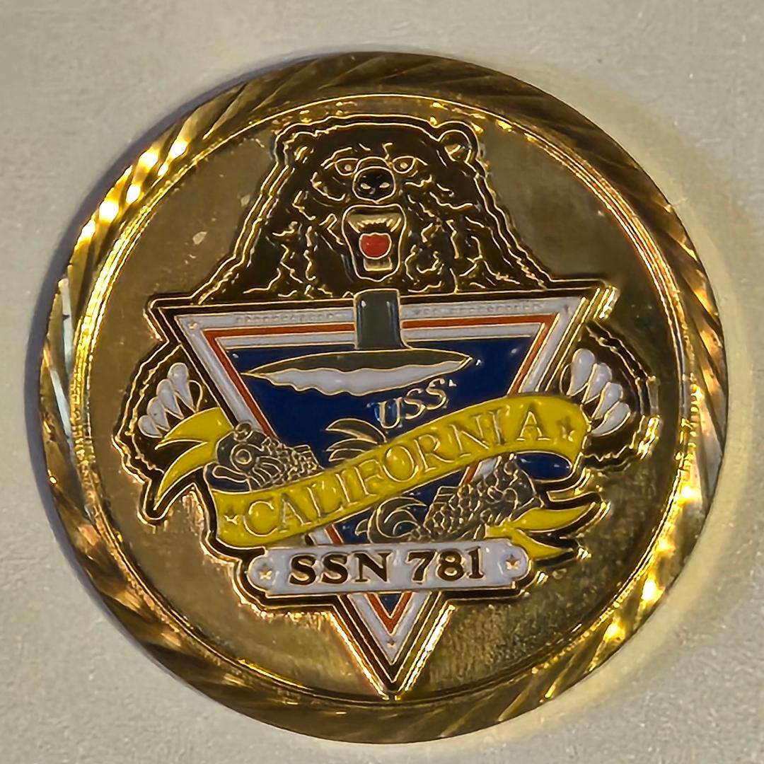 USS California SSN 781 Challenge Coin – submerch.com
