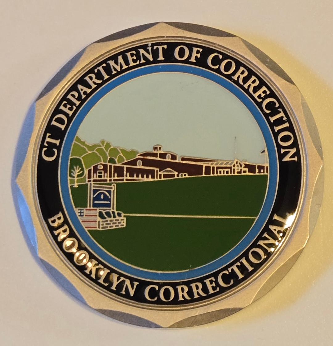 Ct Doc Ranks Connecticut Department of Correction (DOC) Brooklyn, CT Challenge Coin ...