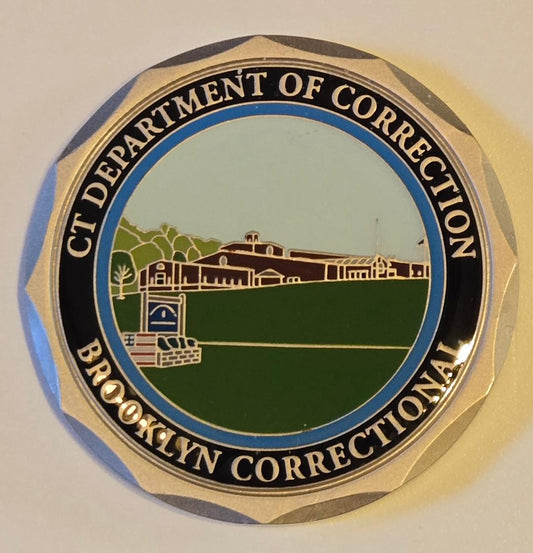 Connecticut Department of Correction (DOC) Brooklyn, CT Challenge Coin