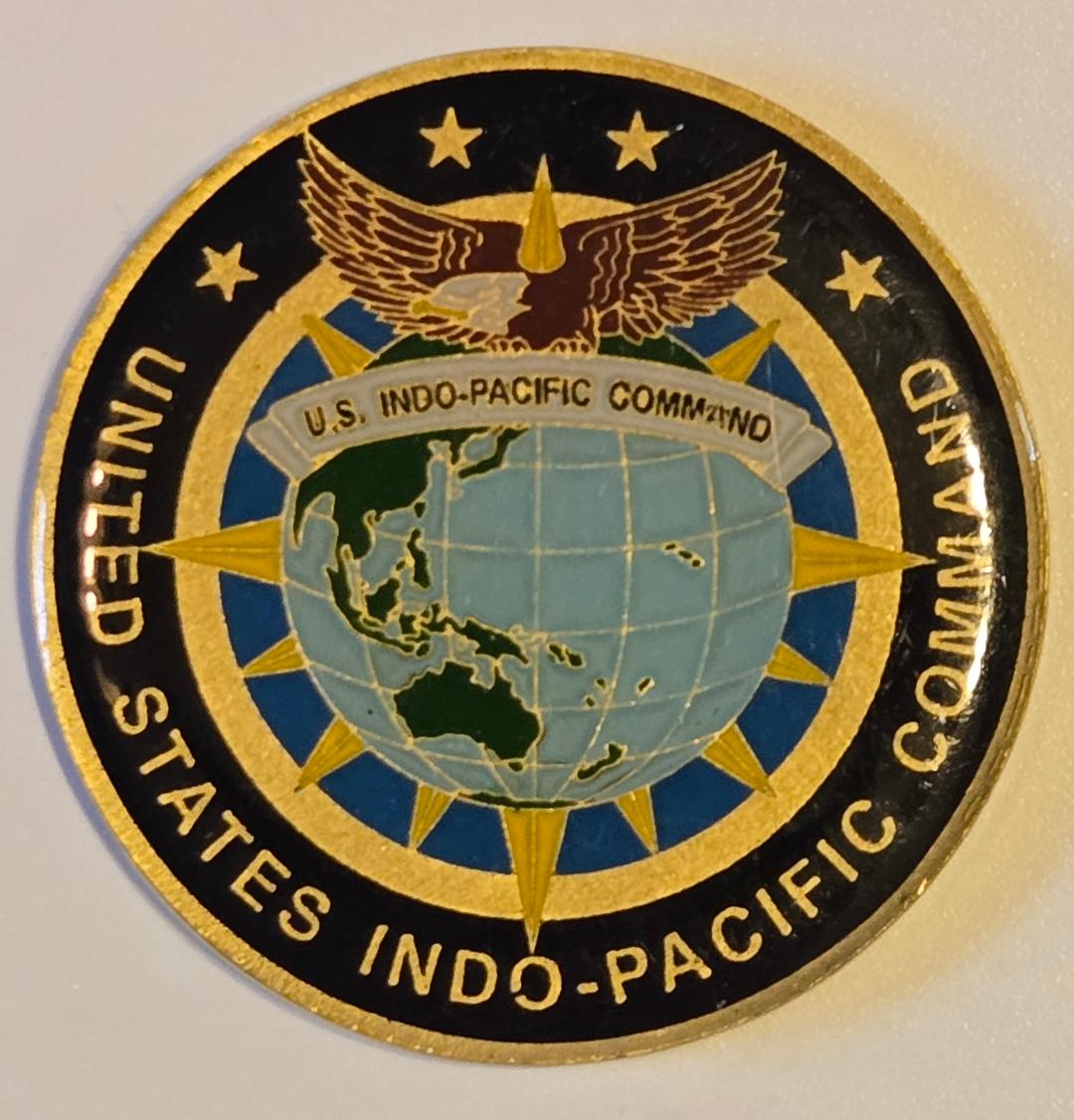 Indo Pacific Command Challenge Coin