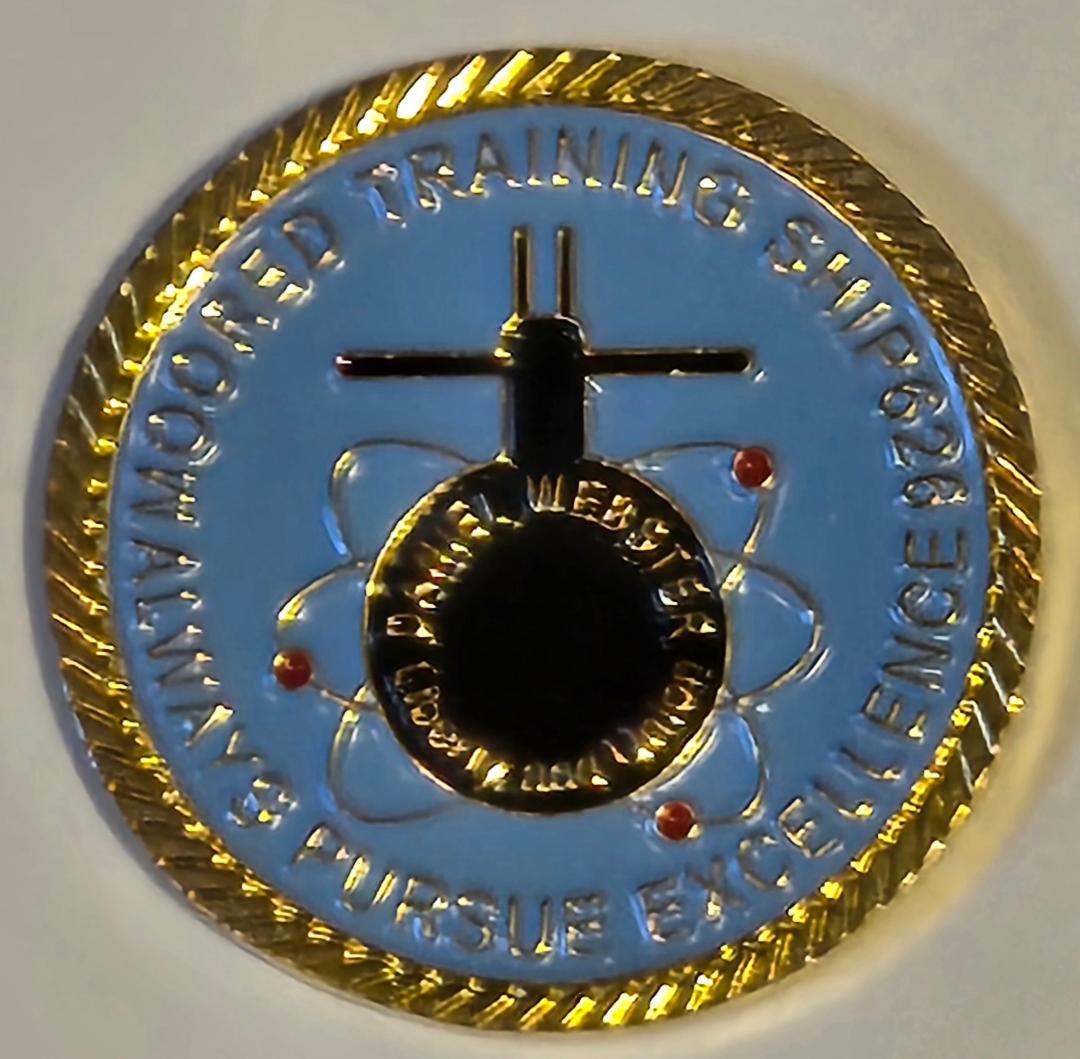 Moored Training Ship Daniel Webster SSBN 626 Challenge Coin