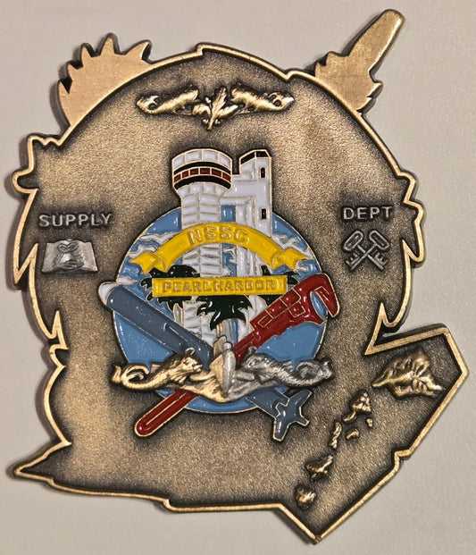 Naval Submarine Support Center (NSSC) Supply Department Pearl Harbor Challenge Coin