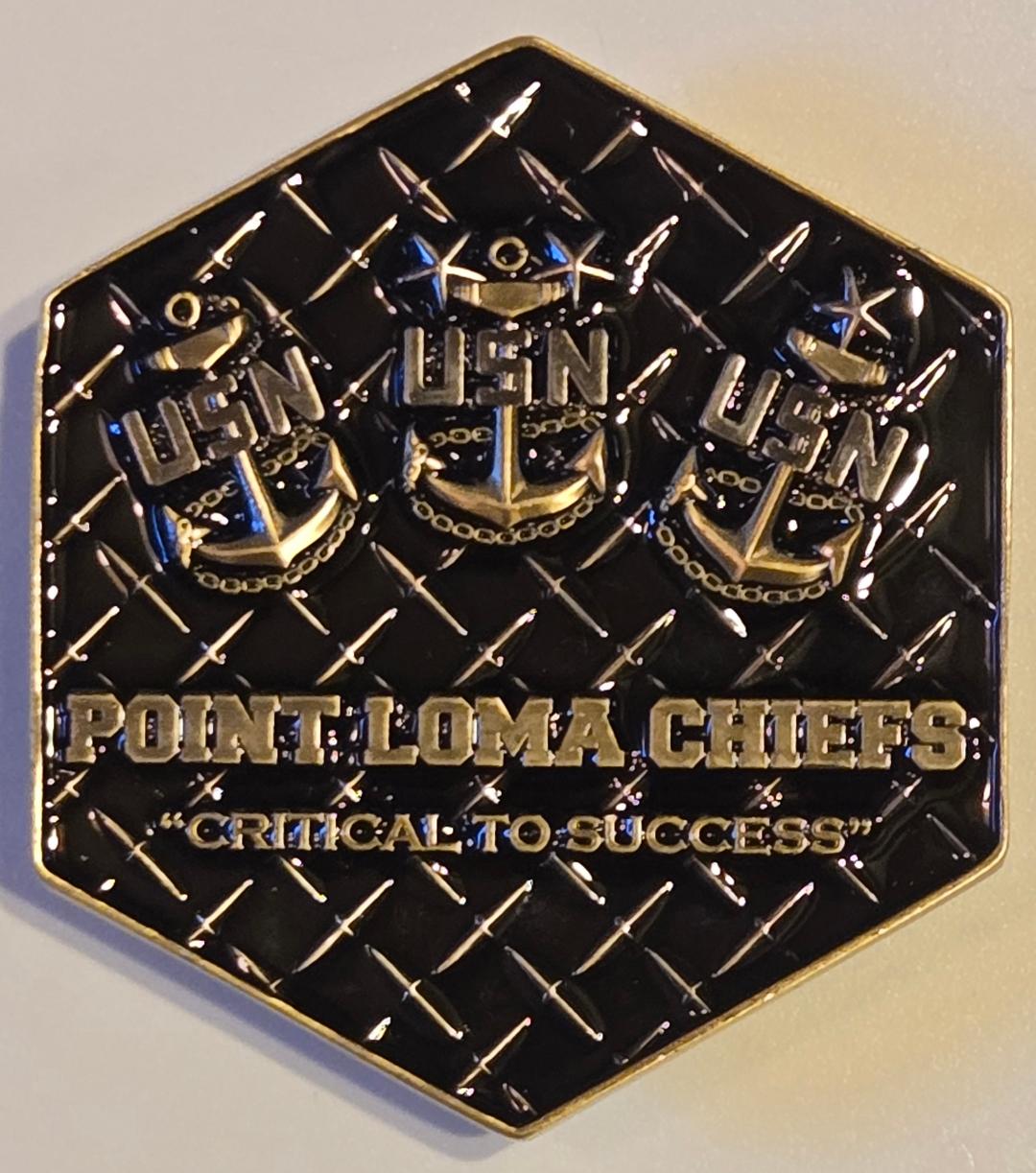 Point Loma Chief's Challenge Coin