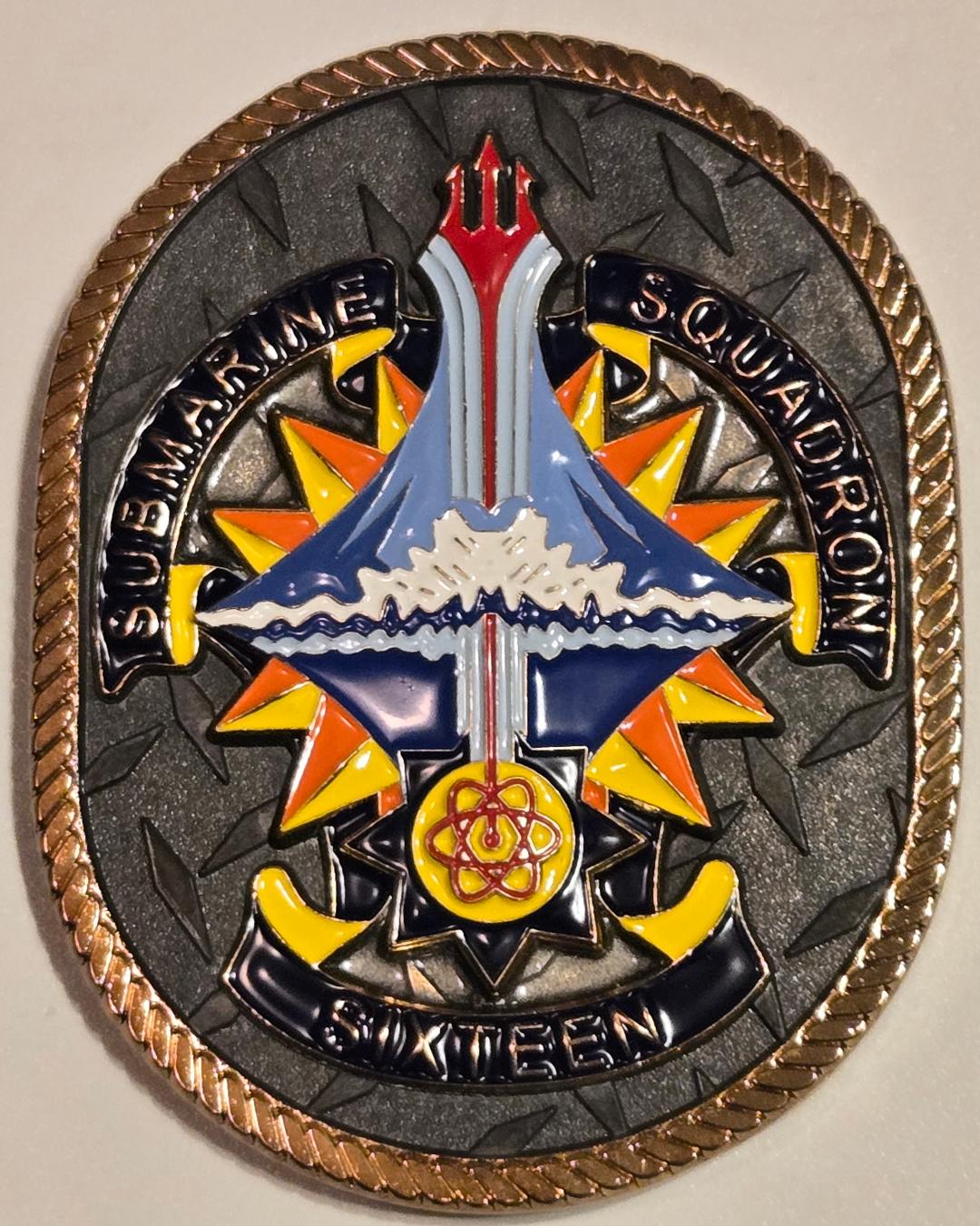 Submarine Squadron 16 Chief's Challenge Coin