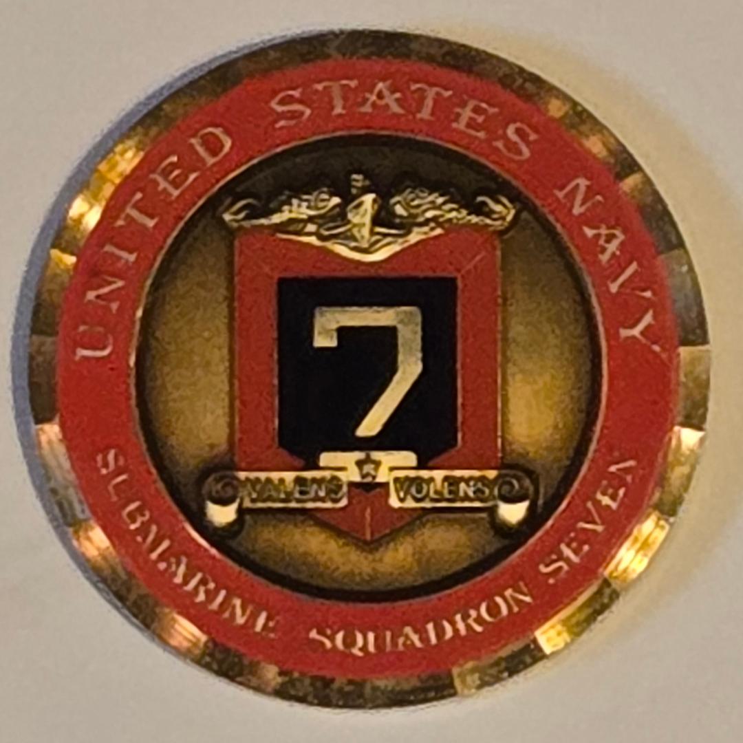 Submarine Squadron 7 Challenge Coin