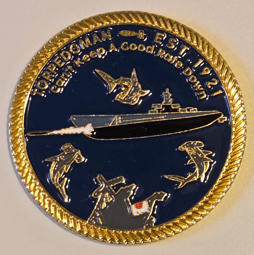 Torpedoman (TM) Challenge Coin
