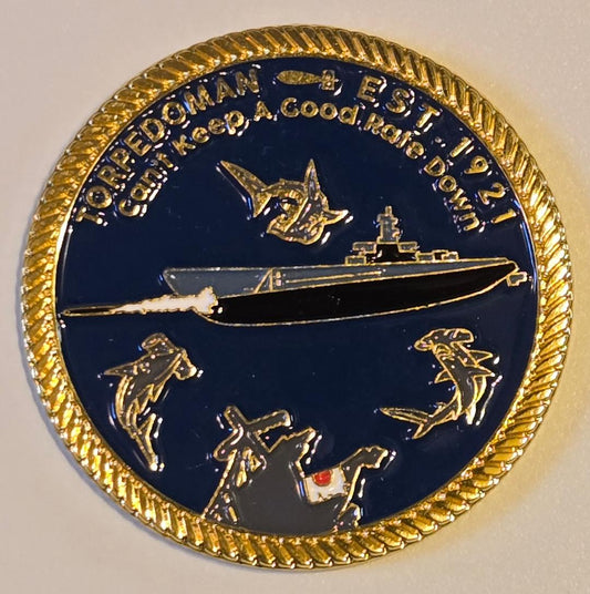 Torpedoman (TM) Challenge Coin