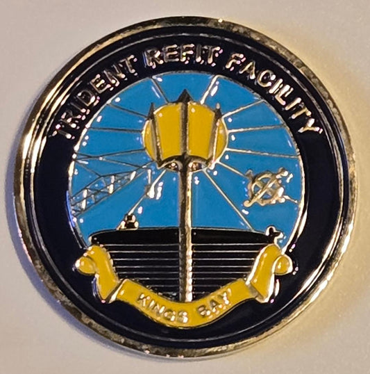 Trident Refit Facility (TRF) Kings Bay Challenge Coin