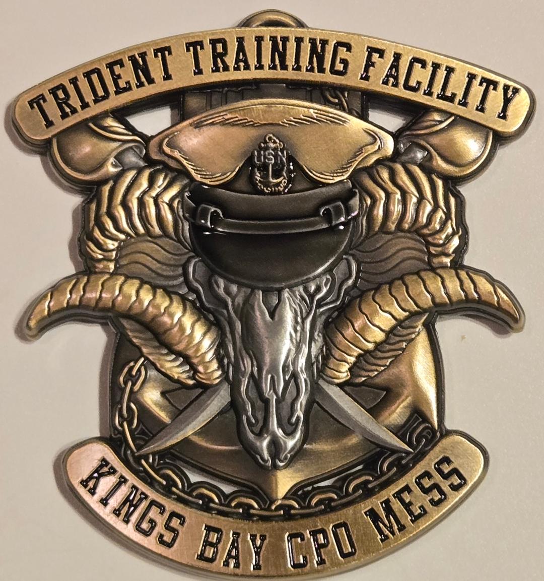 Trident Training Facility (TTF) Kings Bay Chief's Challenge Coin