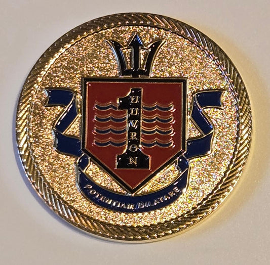 Unmanned Underwater Vehicle Squadron 1 (UUV-1) Chief's Challenge Coin