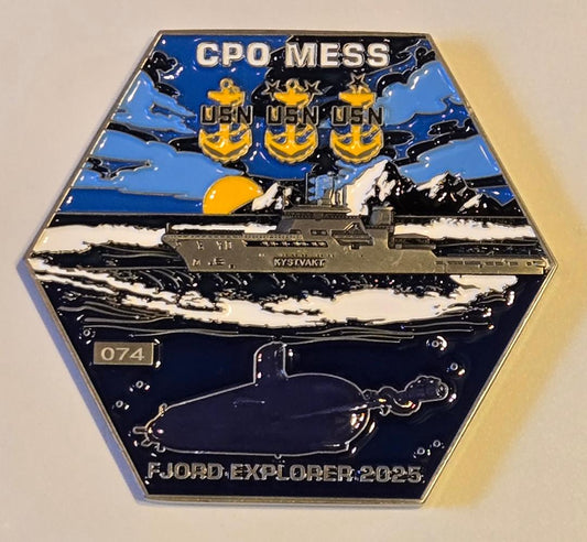 Unmanned Underwater Vehicle Squadron 1 (UUV-1) Chief's Challenge Coin