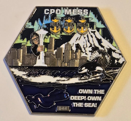 Unmanned Underwater Vehicle Squadron 1 (UUV-1) Chief's Challenge Coin