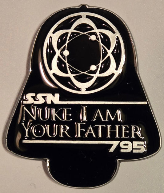 USS Rickover SSN 795 Darth Vader Challenge Coin