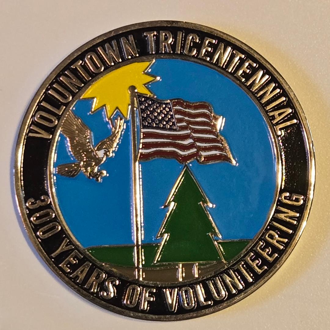 Voluntown, CT 300th Anniversary Challenge Coin – submerch.com