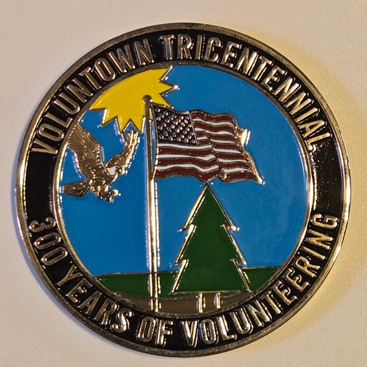 Voluntown, CT 300th Anniversary Challenge Coin