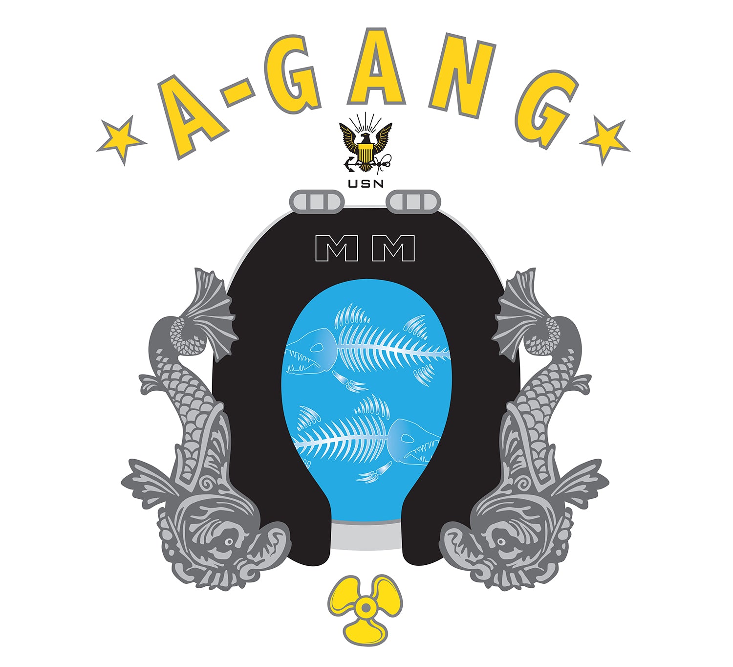 Gango Sticker A-Gang Sticker – submerch.com