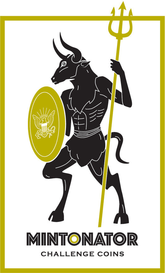 Mintonator - Minotaur Sticker