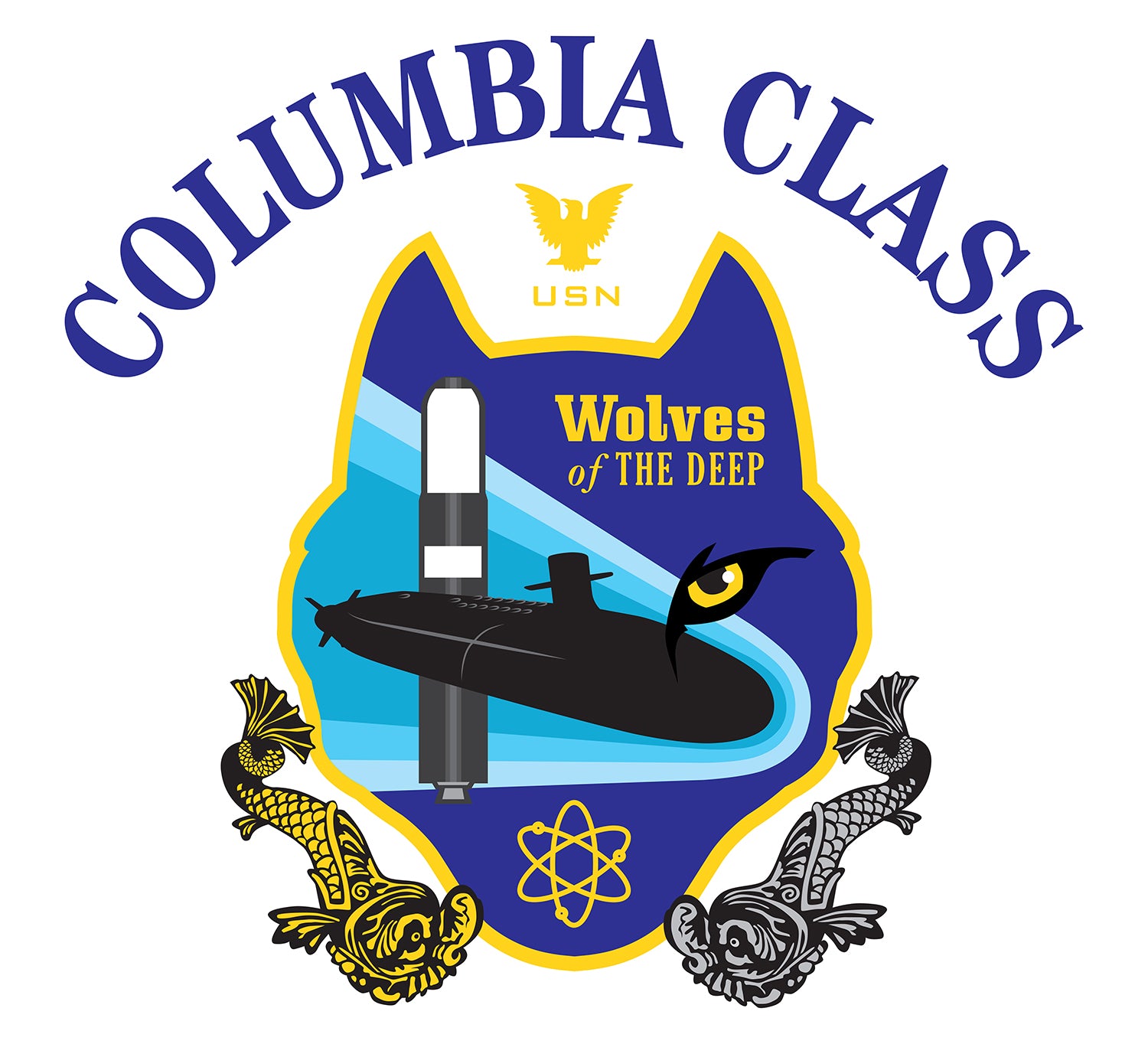 Columbia Class Sticker – submerch.com