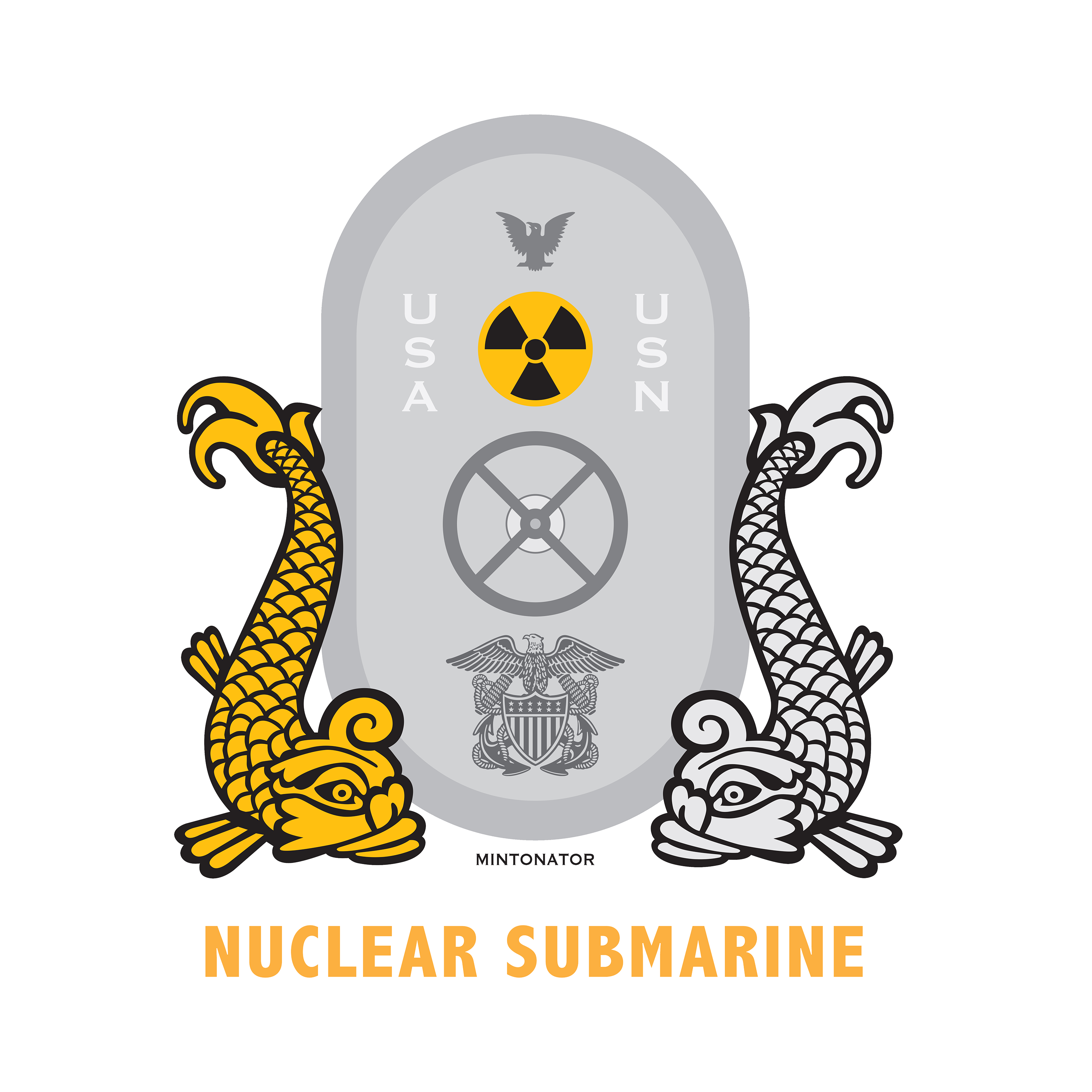 Nuke Button Sticker Nuclear 'Nuke' Sticker – submerch.com